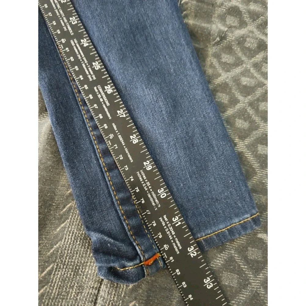 True Religion Skinny Jeans Womens Blue‎ Flap Pocket Stretch Denim Y2K